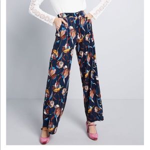 Certainly Swanky Wide-Leg Velvet Pants